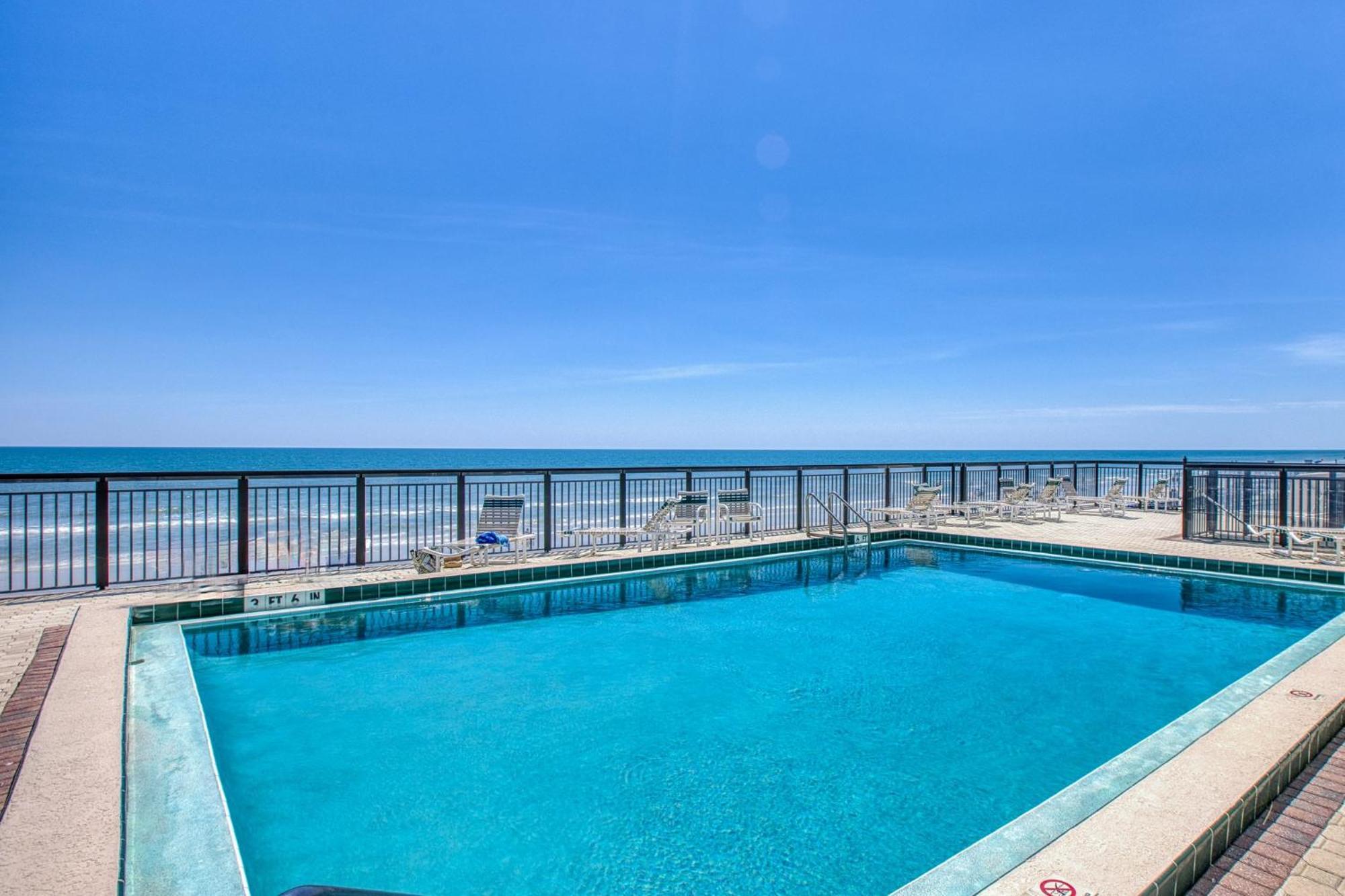 Ocean View With A Beachfront Pool At Ocean Trillium Condo ~ 403 New Smyrna Beach Exteriör bild