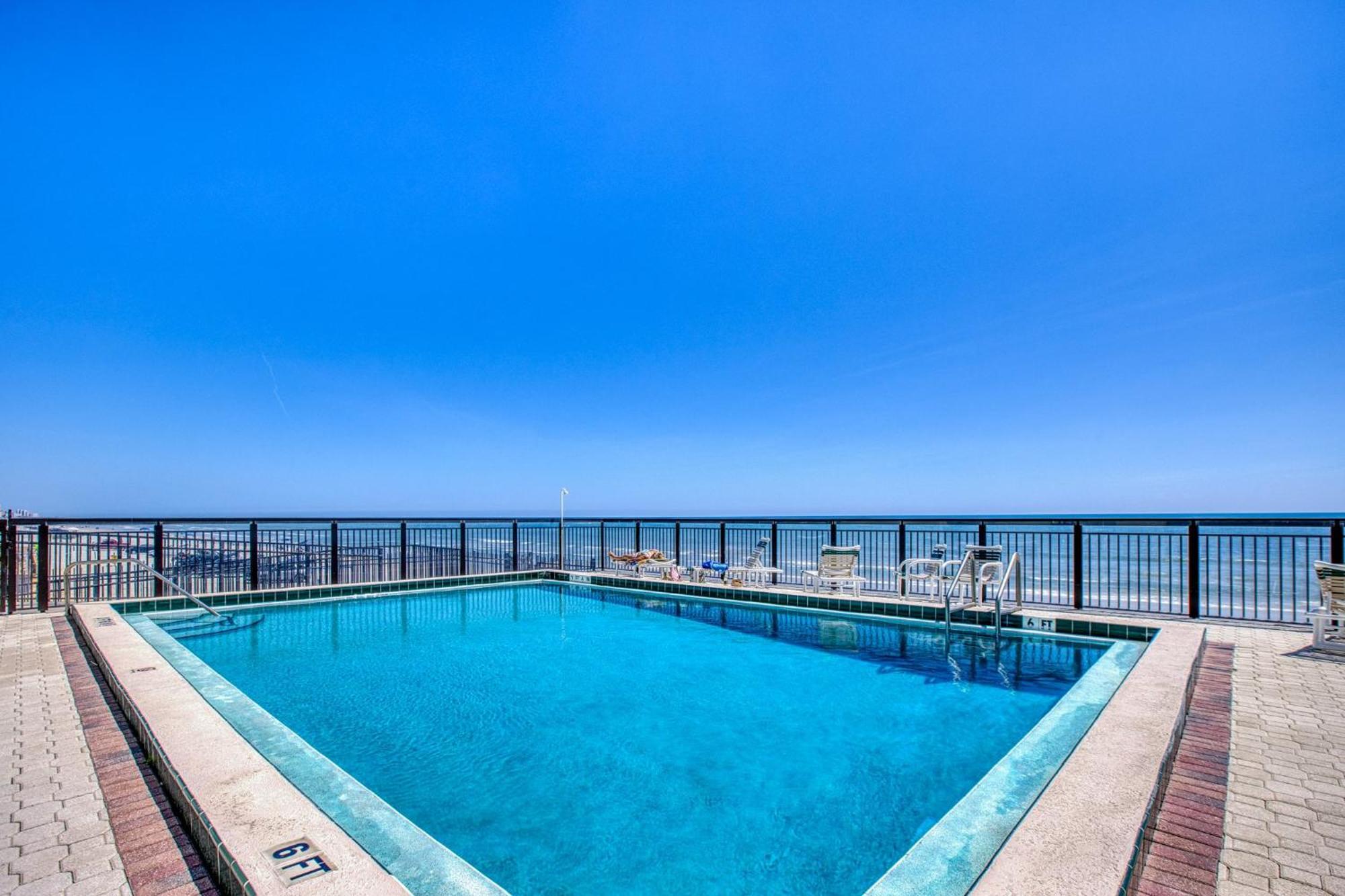 Ocean View With A Beachfront Pool At Ocean Trillium Condo ~ 403 New Smyrna Beach Exteriör bild
